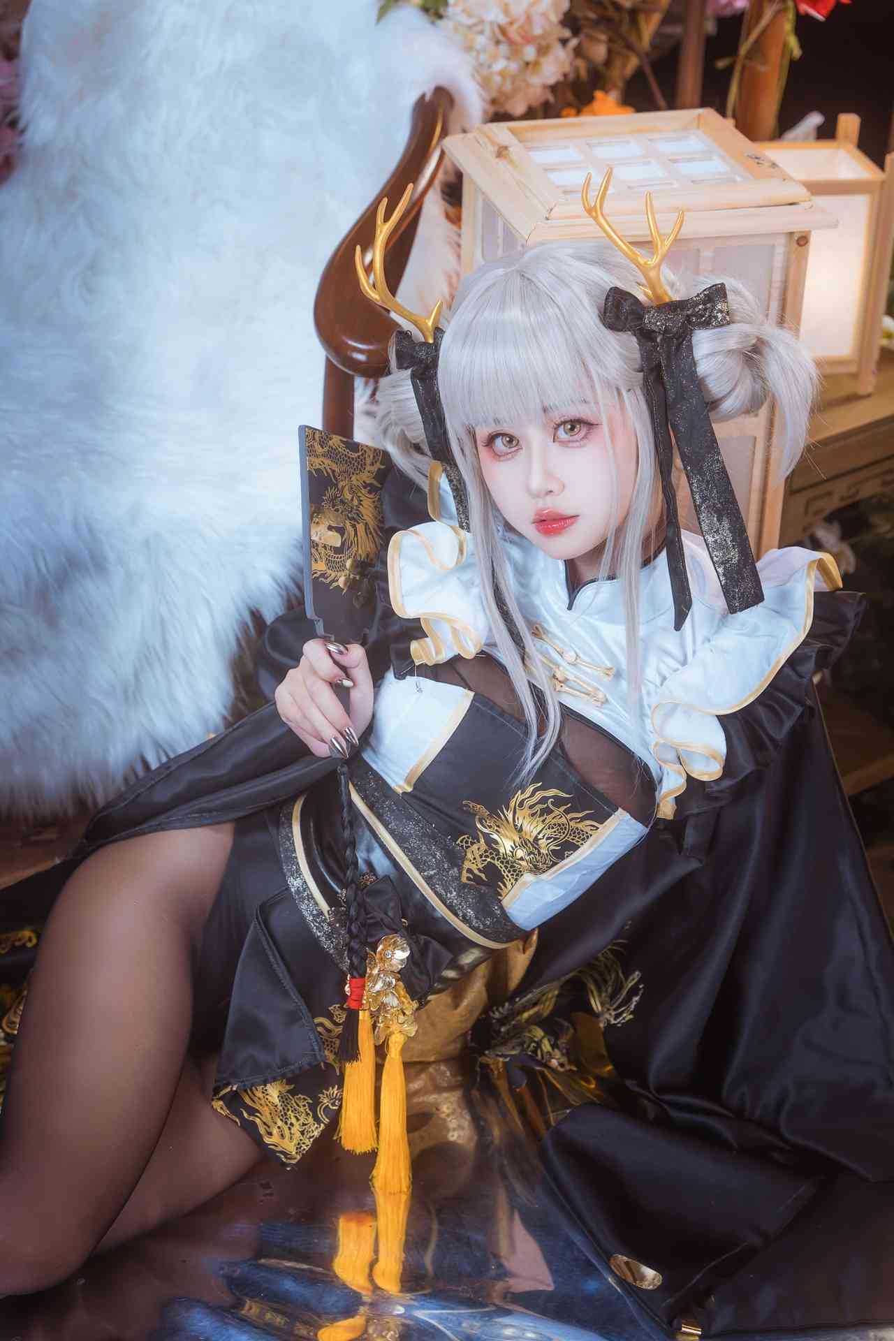 萌芽儿o0白兔和服